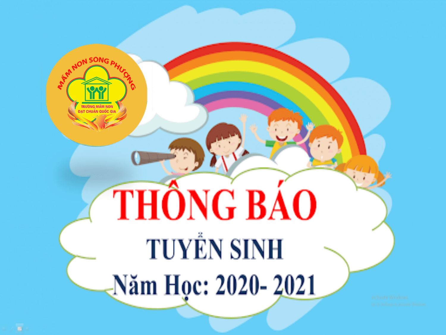 Trường mầm non Song Phượng hướng dẫn phụ huynh đăng ký tuyển sinh trực tuyến thực hiện theo chỉ thị số 17/ CT- UBND giãn cách xã hội trên toàn thành phố