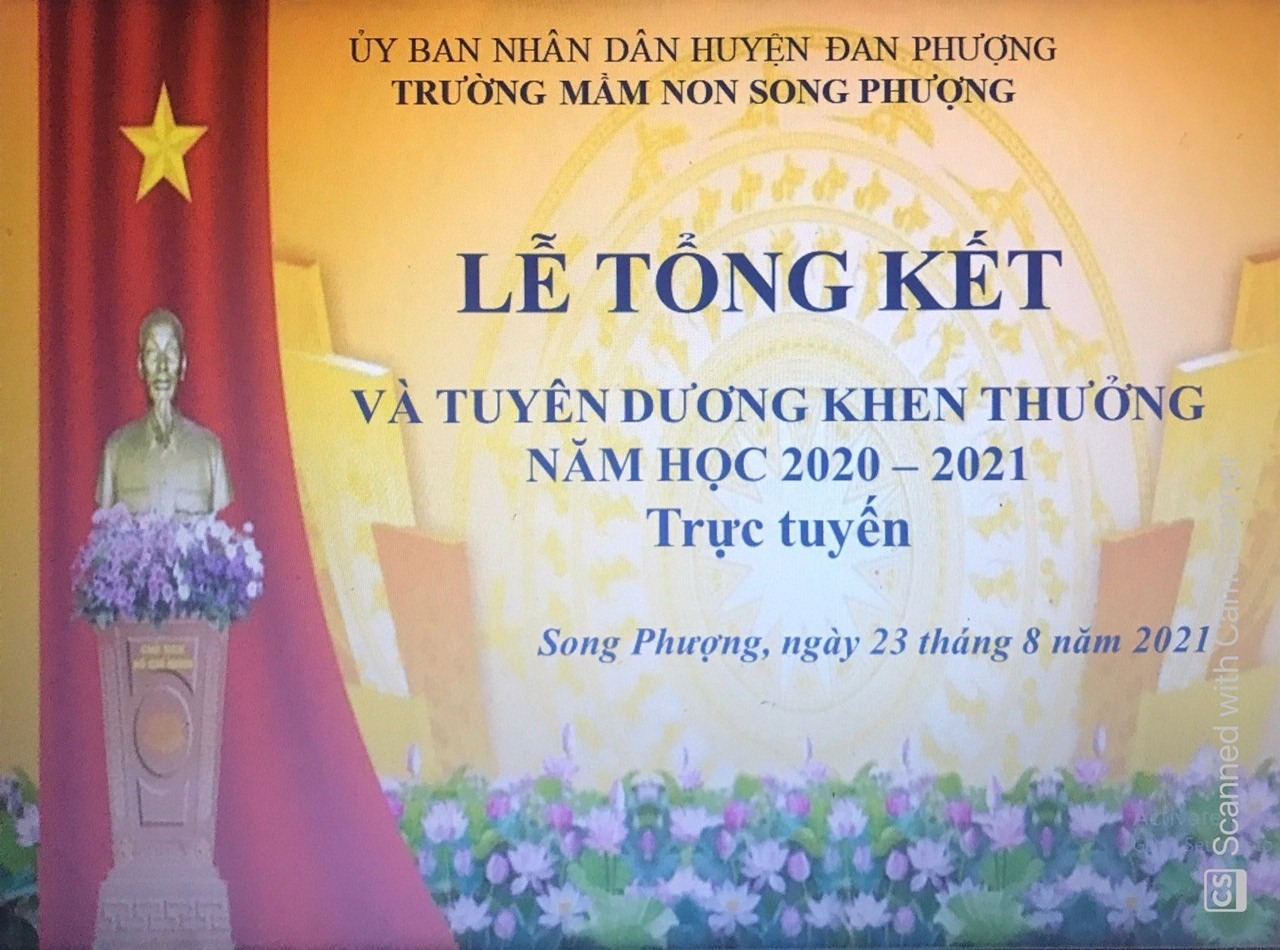 Lễ tổng kết và tuyên dương khen thưởng năm học 2020 -2021 trực tuyến