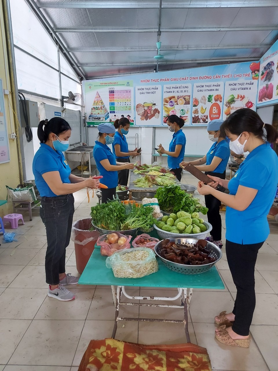 Công đoàn trường mầm non Song Phượng chung sức đồng hành mùa dịch Covid-19 nhân ngày Quốc khánh  2/9