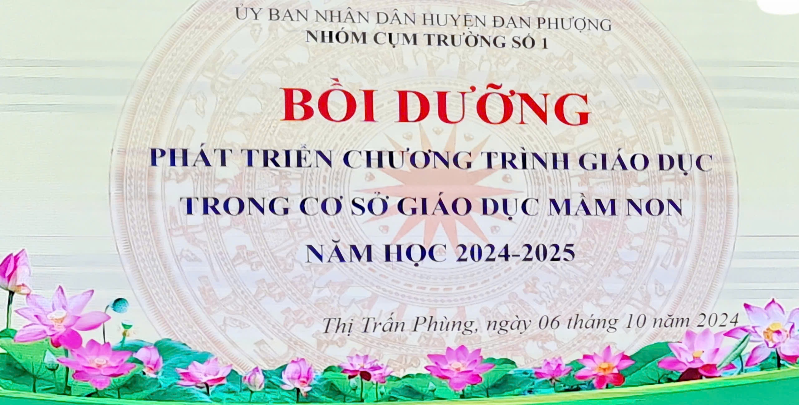 Tập huấn Chuyên đề “Phát triển chương trình giáo dục trong cơ sở giáo dục mầm non”